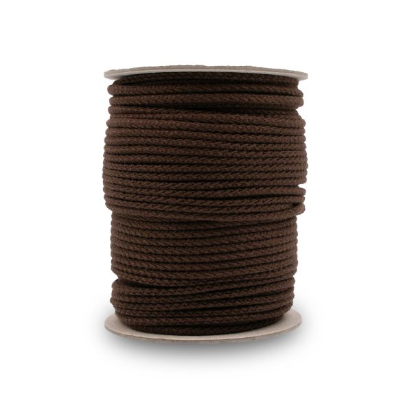 3mm Braided Cord - Brown Sale