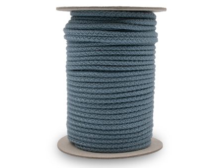 5mm Braided Cord - Blue Online now