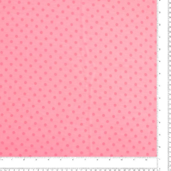 Chiffon with Dot - ROSY - Hot Pink Sale