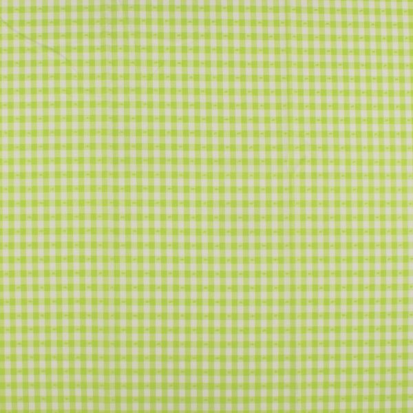 Clipped Gingham - BELLA - 003 - Lime For Sale