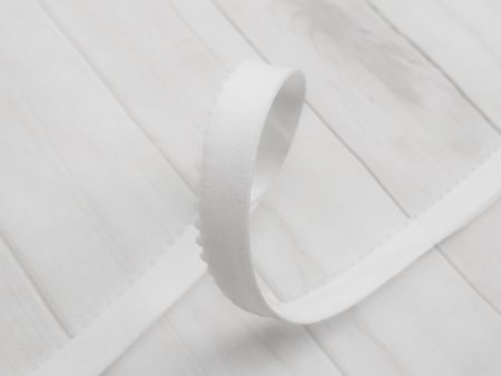 12mm Picot Elastic - White For Cheap