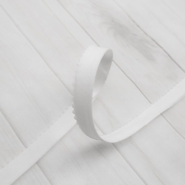 12mm Picot Elastic - White For Cheap