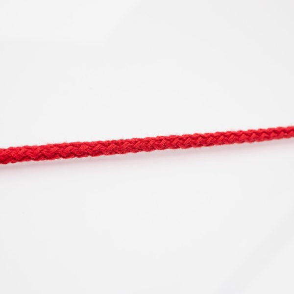 3mm Braided Cord - Red Online Hot Sale