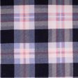 CHELSEA Flannelette Print - Plaids - Navy   Blue   Pink Online Sale